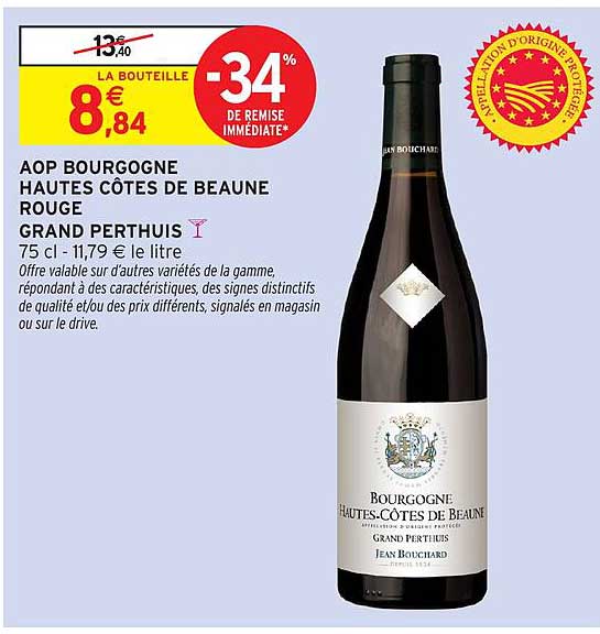 AOP BOURGOGNE HAUTES CÔTES DE BEAUNE ROUGE GRAND PERTHUIS