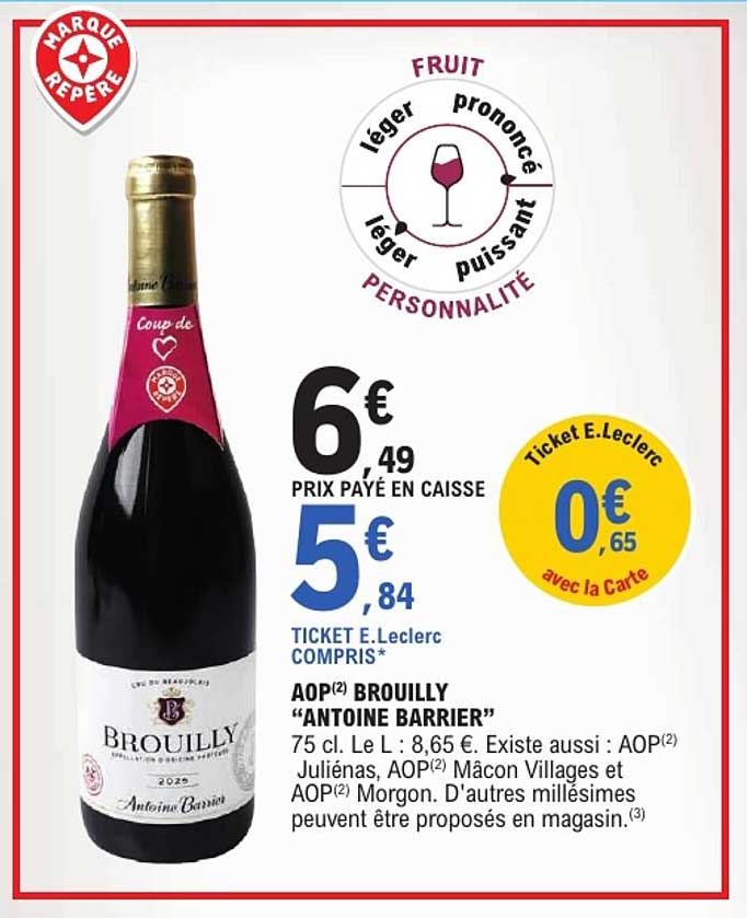 AOP BROUILLY “ANTOINE BARRIER”