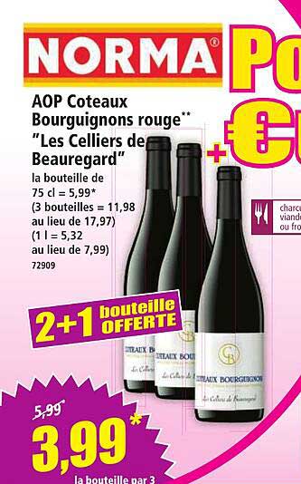 AOP Coteaux Bourguignons rouge** "Les Celliérs de Beauregard"