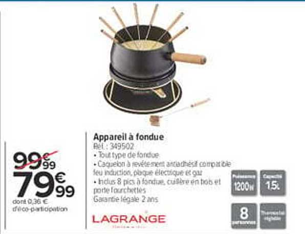 Appareil à fondue