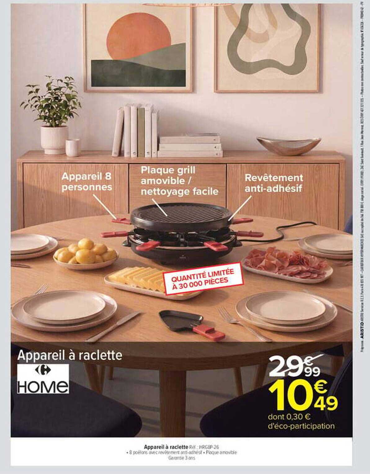 Appareil à raclette
