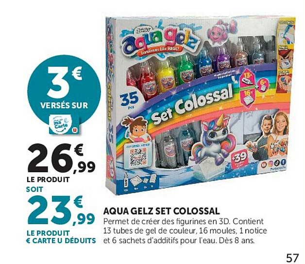 AQUA GELZ SET COLOSSAL