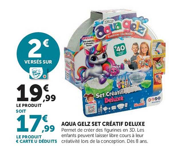 AQUA GELZ SET CRÉATIF DELUXE