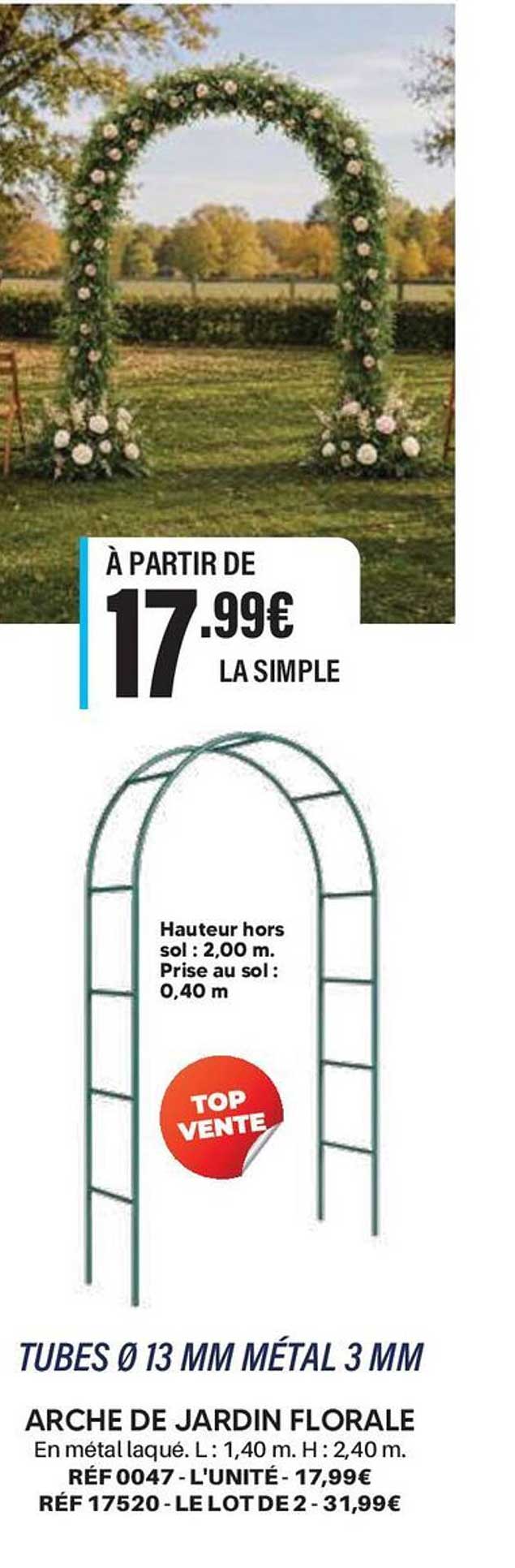 ARCHE DE JARDIN FLORALE
