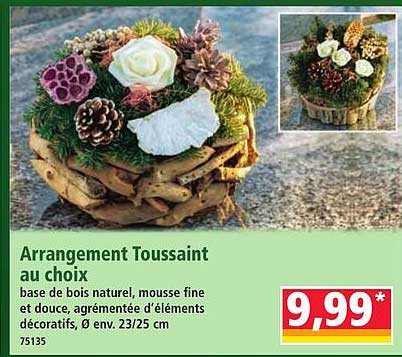 Arrangement Toussaint au choix