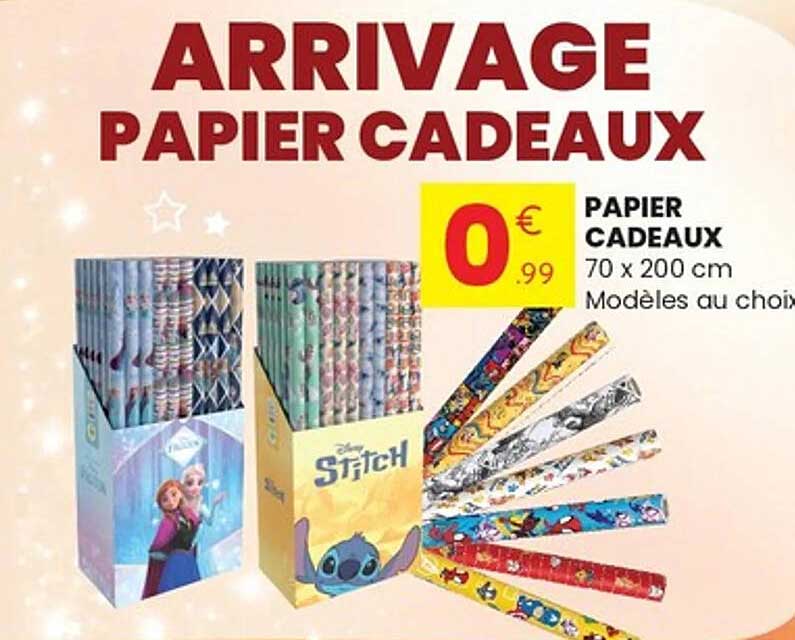 ARRIVAGE PAPIER CADEAUX