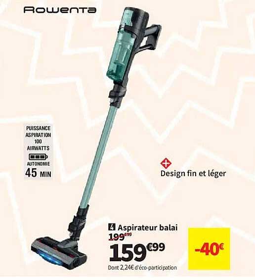 Aspirateur balai