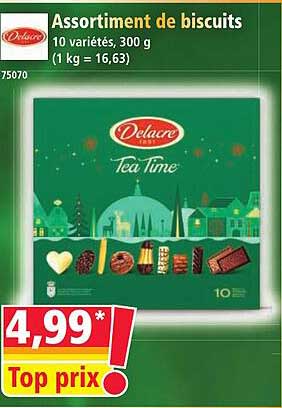 Assortiment de biscuits