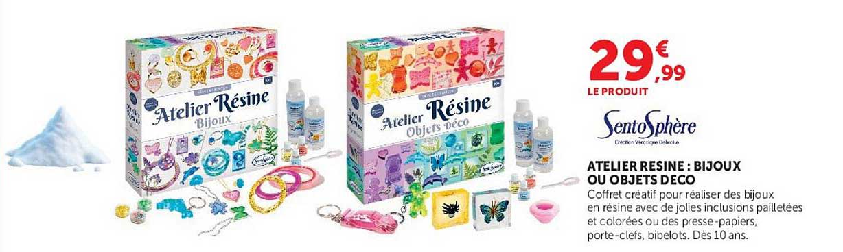 ATELIER RESINE : BIJOUX OU OBJETS DECO