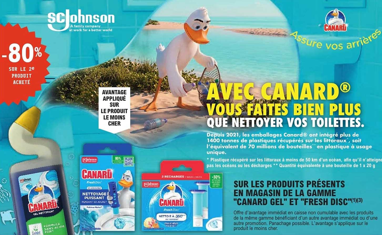 AVEC CANARD® VOUS FAITES BIEN PLUS QUE NETTOYER VOS TOILETTES.