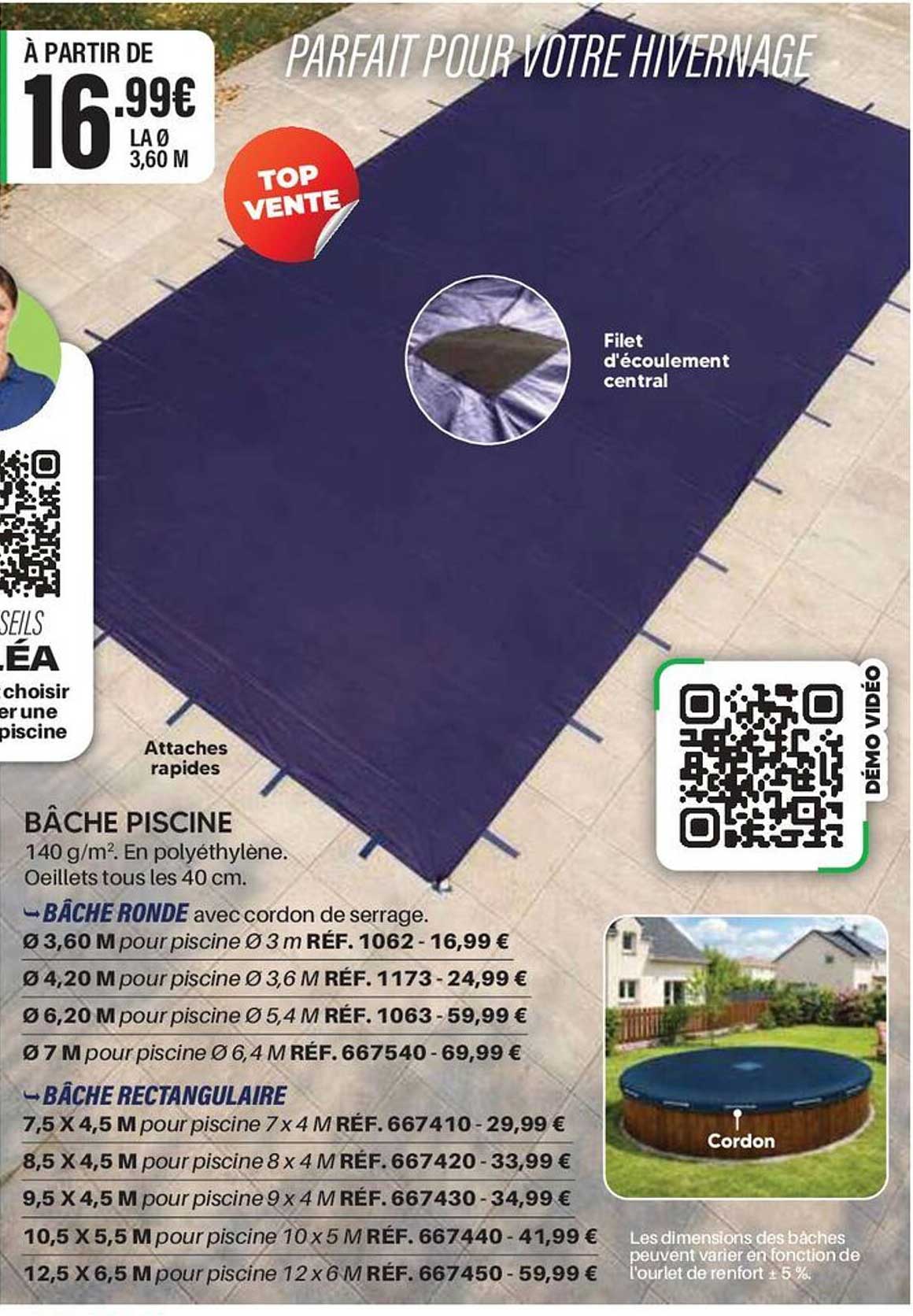 BÂCHE PISCINE
