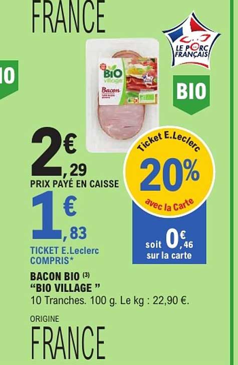 BACON BIO "BIO VILLAGE"