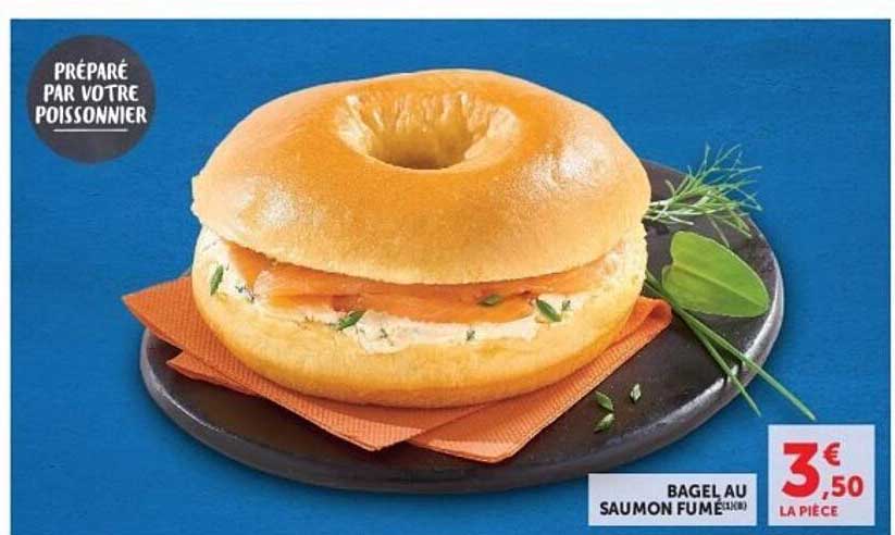 BAGEL AU SAUMON FUMÉ