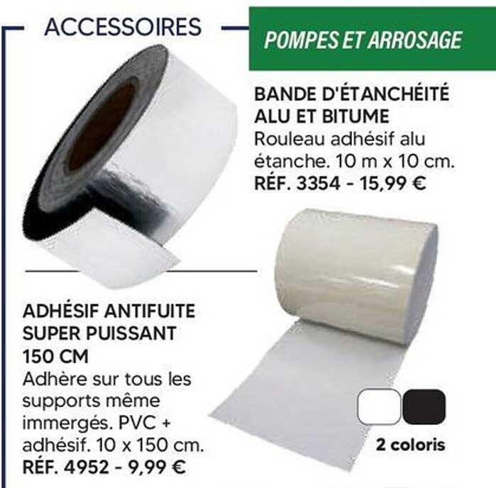 BANDE D'ÉTANCHÉITÉ ALU ET BITUME
