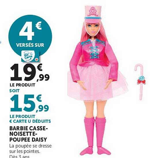 BARBIE CASSE-NOISETTE-POUPEE DAISY