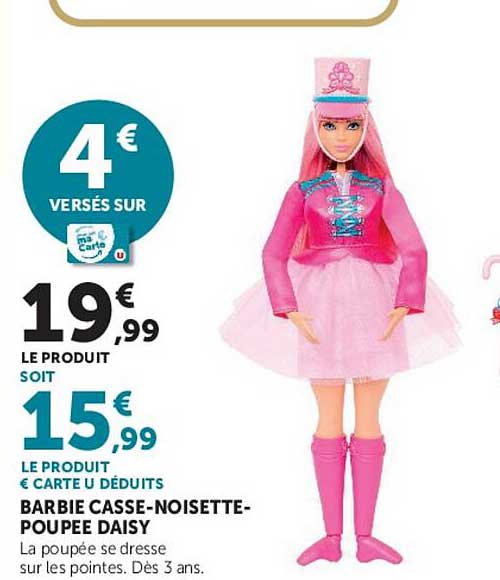BARBIE CASSE-NOISETTE-POUPEE DAISY