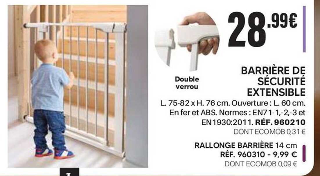 BARRIÈRE DE SÉCURITÉ EXTENSIBLE