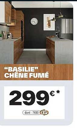 “BASILIE” CHÊNE FUMÉ