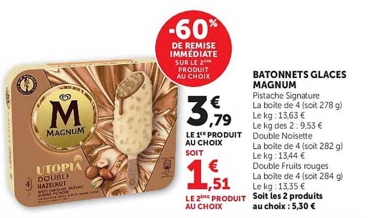 BATONNETS GLACES MAGNUM