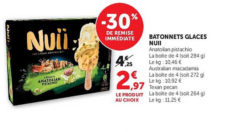 BATONNETS GLACES NUII