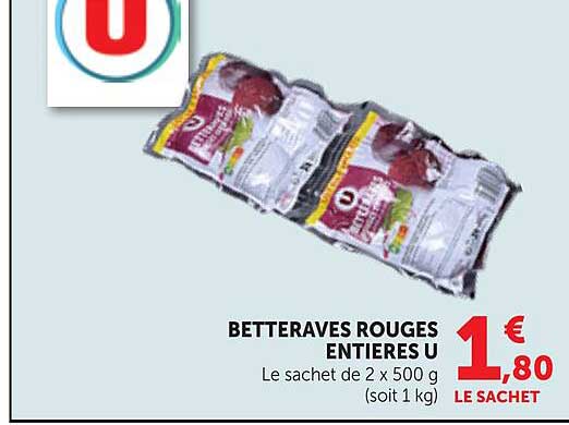 BETTERAVES ROUGES ENTIÈRES U