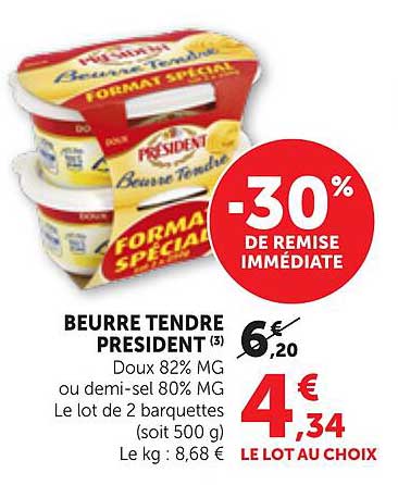 BEURRE TENDRE PRESIDENT (3)