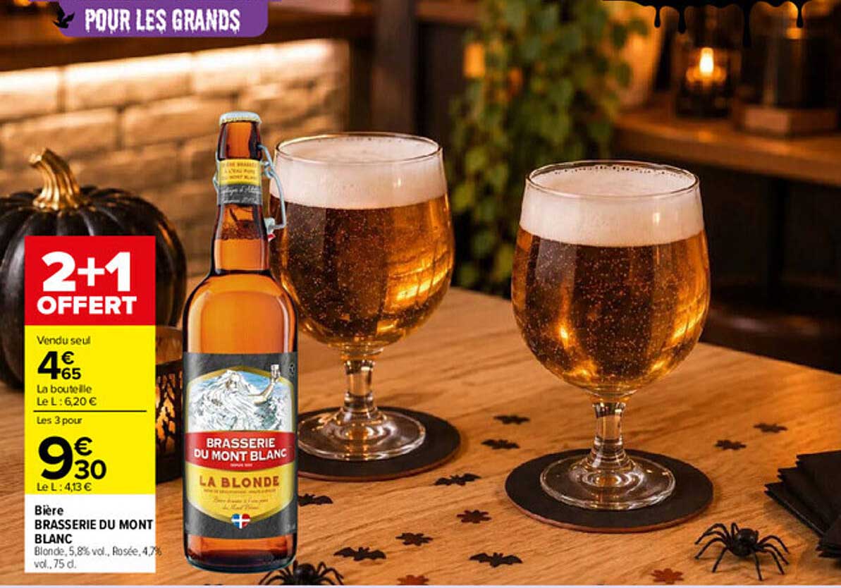 Bière BRASSERIE DU MONT BLANC