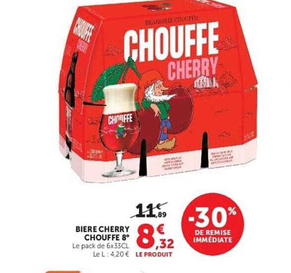BIERE CHERRY CHOUFFE 8°