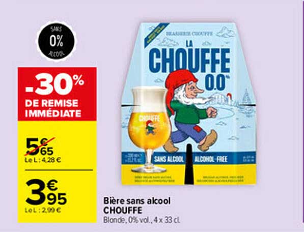 BIERE SANS ALCOOL CHOUFFE