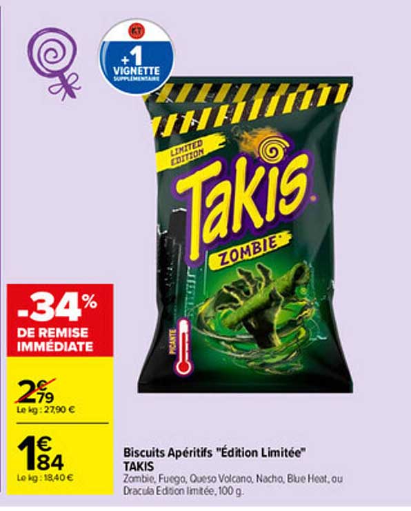 Biscuits Apéritifs "Édition Limitée" TAKIS