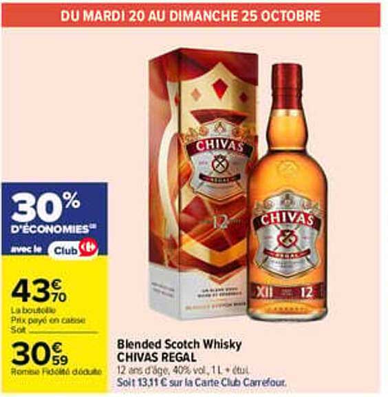 Blended Scotch Whisky CHIVAS REGAL