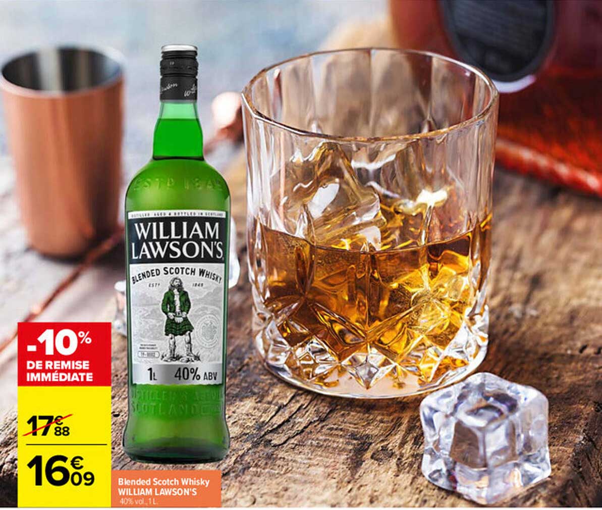 Blended Scotch Whisky WILLIAM LAWSON'S 40% vol. 1L