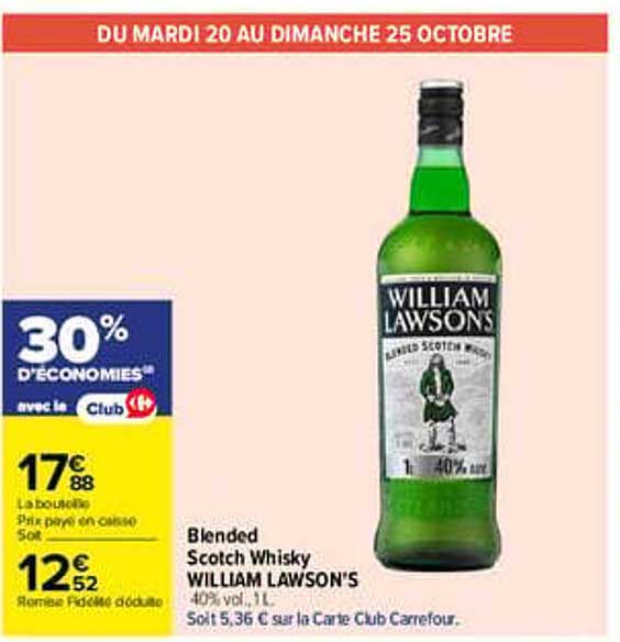Blended Scotch Whisky WILLIAM LAWSON'S