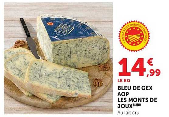 BLEU DE GEX AOP LES MONTS DE JOUX
