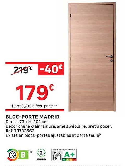 BLOC-PORTE MADRID