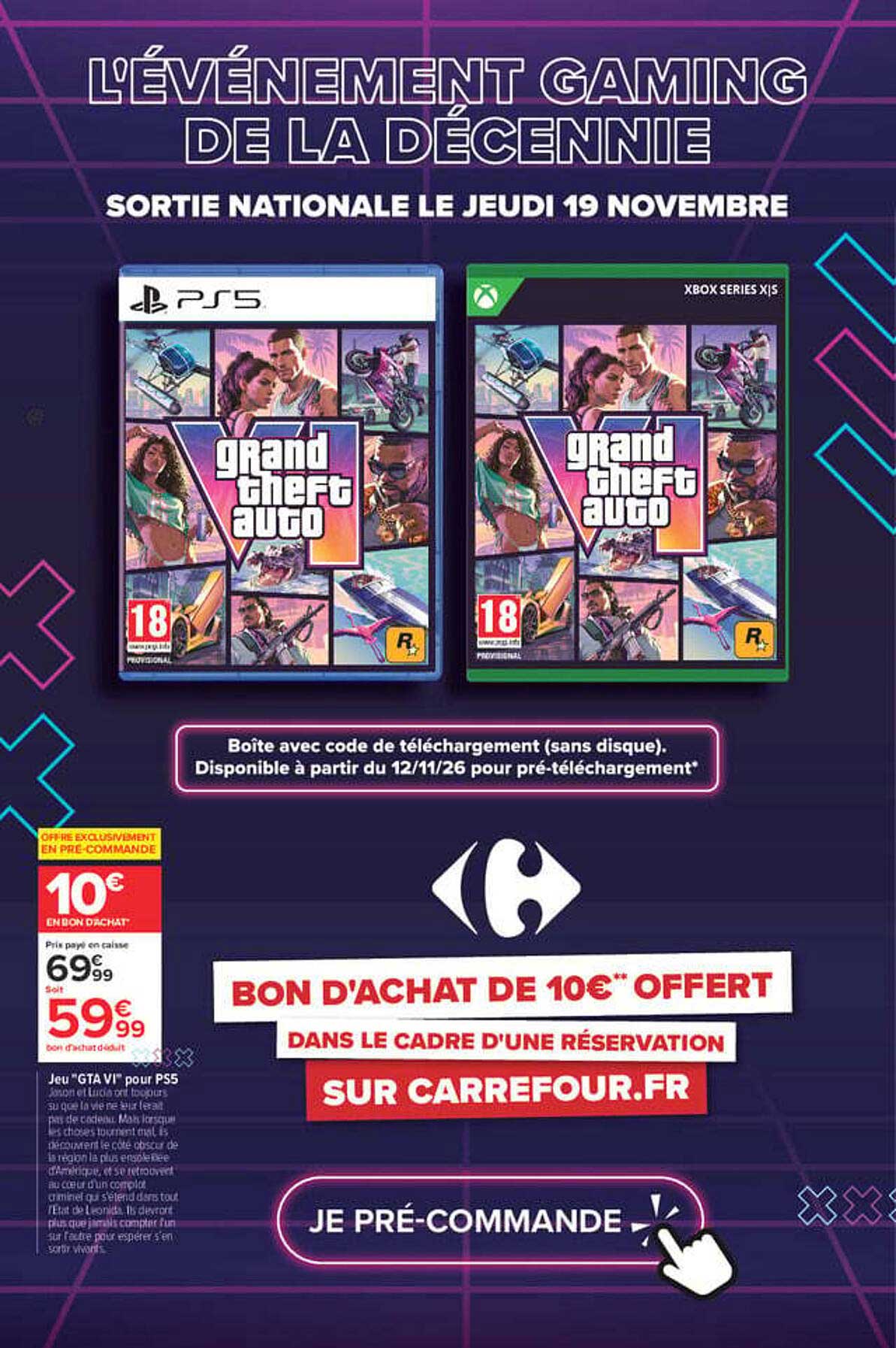 BON D'ACHAT DE 10€* OFFERT