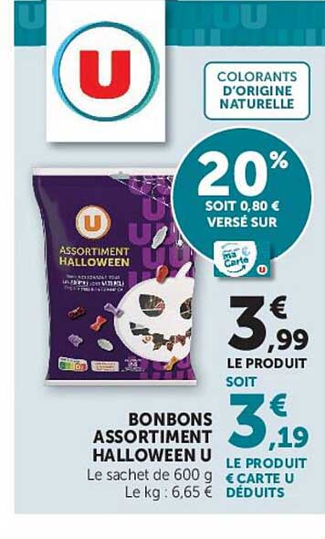 BONBONS ASSORTIMENT HALLOWEEN U