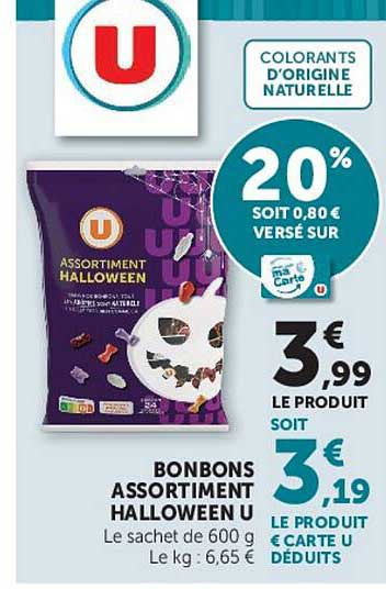 BONBONS ASSORTIMENT HALLOWEEN U