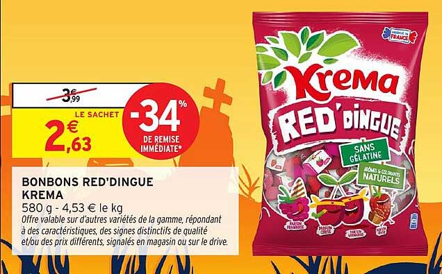 BONBONS RED'DINGUE KREMA