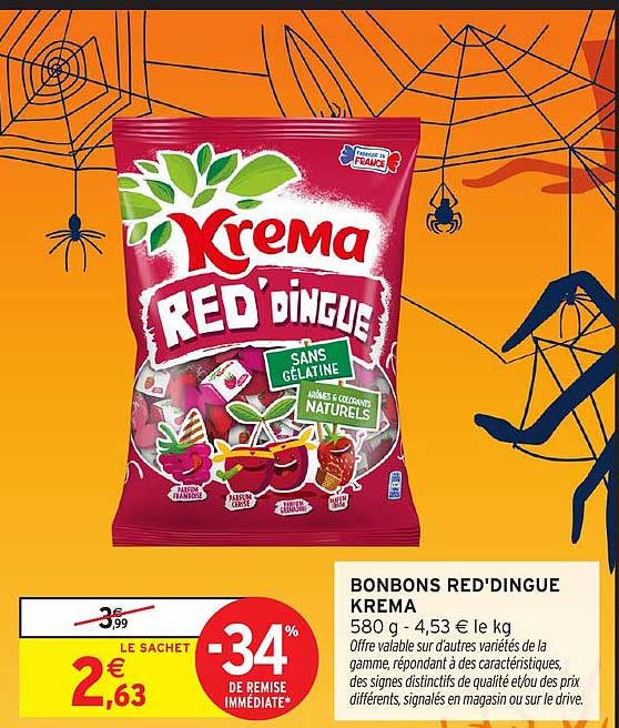 BONBONS RED'DINGUE KREMA