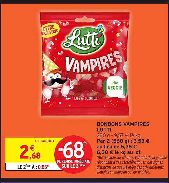 BONBONS VAMPIRES LUTTI
