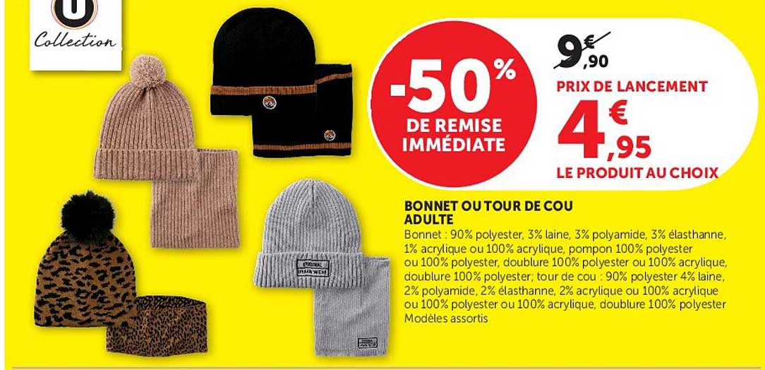 BONNET AUTOUR DE COU ADULTE