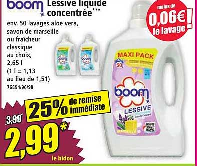 boom Lessive liquide concentrée***