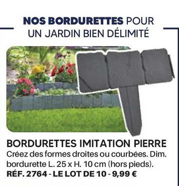 BORDURETTES IMITATION PIERRE