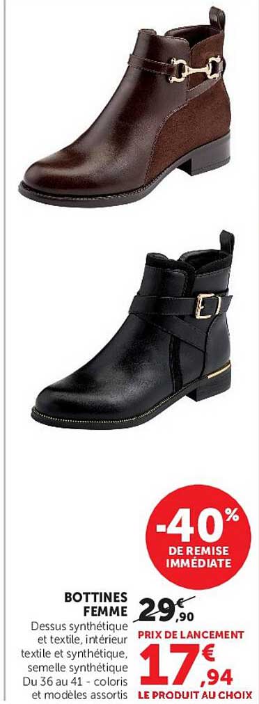 BOTTINES FEMME