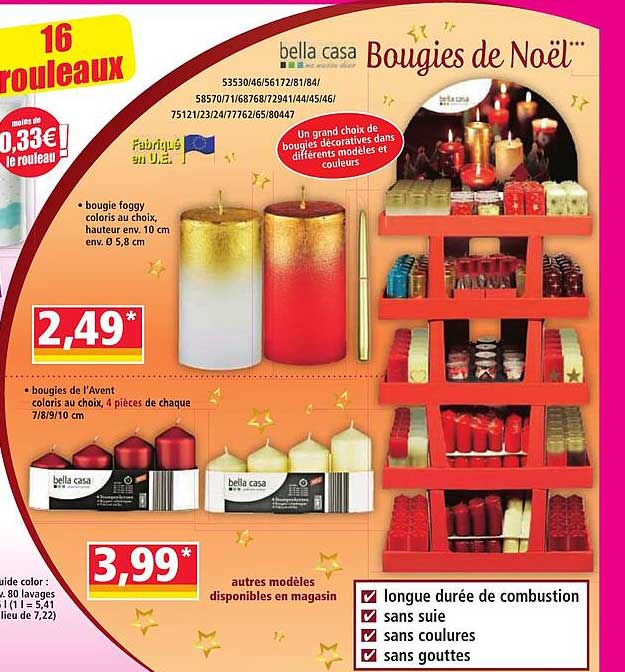 Bougies de Noël