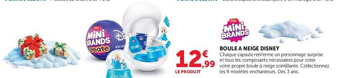 BOULE A NEIGE DISNEY