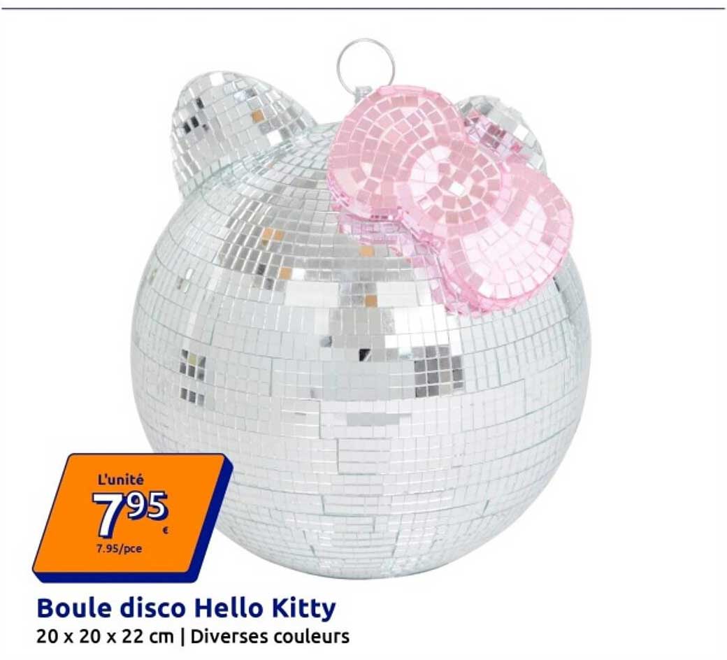 Boule disco Hello Kitty