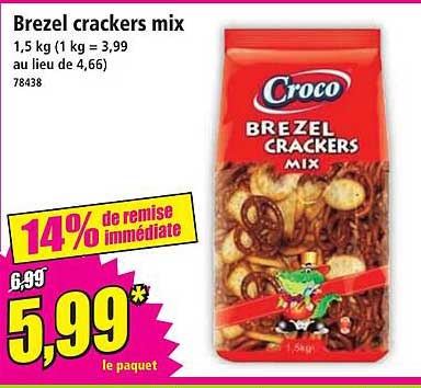 Brezel crackers mix