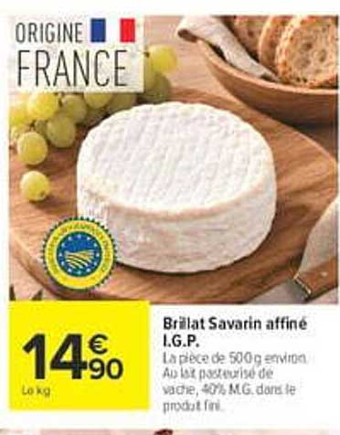 Brillat Savarin affiné I.G.P.